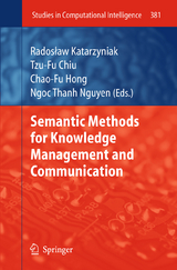 Semantic Methods for Knowledge Management and Communication - 
