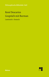 Gespr&auml;ch mit Burman - Ren&eacute; Descartes
