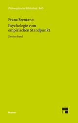 Psychologie vom empirischen Standpunkt. Zweiter Band - Franz Brentano
