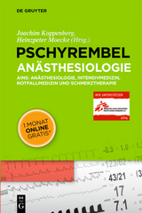 Pschyrembel Anästhesiologie - 