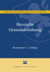 Hessische Gemeindeordnung (HGO) - David Rauber, Matthias Rupp, Katrin Stein, Helmut Schmidt, Gerhard Bennemann, Thomas Euler, Tim Ruder, Andreas St&ouml;hr