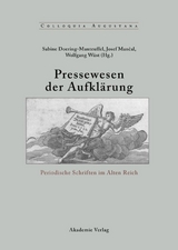 Pressewesen der Aufkl&auml;rung - 