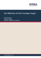 Das M&auml;dchen mit den traurigen Augen -  Werion, Werner Lang,  Moslener,  HARDT,  M&uuml;rmann, Peter Beil