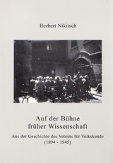 Auf der B&uuml;hne fr&uuml;her Wissenschaft - Herbert Nikitsch