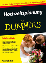 Hochzeitsplanung f&uuml;r Dummies - Nadine Schill