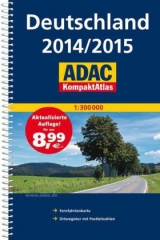 ADAC KompaktAtlas Deutschland 2014/2015 1:300 000