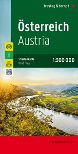 &Ouml;sterreich, Autokarte 1:300.000, freytag & berndt