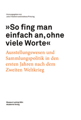 "So fing man einfach an, ohne viele Worte" - 