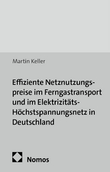 Effiziente Netznutzungspreise im Ferngastransport und im Elektrizit&auml;ts-H&ouml;chstspannungsnetz in Deutschland - Martin Keller