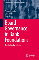 Board Governance in Bank Foundations - Chiara Leardini, Gina Rossi, Sara Moggi