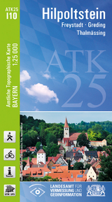 ATK25-I10 Hilpoltstein (Amtliche Topographische Karte 1:25000) - Breitband und Vermessung Landesamt f&uuml;r Digitalisierung  Bayern