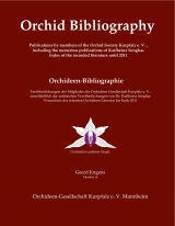 Orchid Bibliography Orchideen-Bibliographie - 