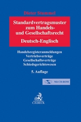 Standardvertragsmuster zum Handels- und Gesellschaftsrecht - Dieter Stummel