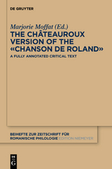 The Ch&acirc;teauroux Version of the &laquo;Chanson de Roland&raquo; - 