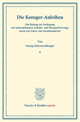 Die Kreuger-Anleihen. - Georg Schwarzenberger