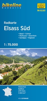 Radkarte Elsass S&uuml;d - 