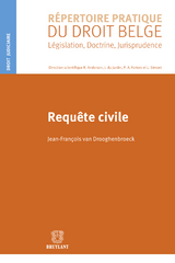 Requ&ecirc;te civile - Jean-Fran&ccedil;ois van Drooghenbroeck