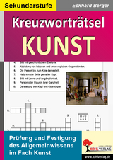 Kreuzwortr&auml;tsel Kunst - Eckhard Berger