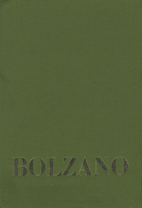 Bernard Bolzano Gesamtausgabe / Reihe IV: Dokumente. Band 1,1: Bildnisse Bolzanos - Bernard Bolzano