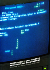 Internationale und nationale volkskundliche Bibliographien - 