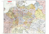 Historische Karte: DEUTSCHLAND (Gro&szlig;deutsche Reich) mit Gaugrenzen 1942 (Plano)