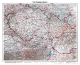 Historische Karte: Die Sudetenl&auml;nder, 1938 (Plano)