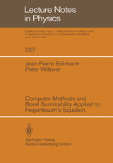 Computer Methods and Borel Summability Applied to Feigenbaum&rsquo;s Equation - Jean-Pierre Eckmann, Peter Wittwer