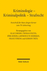 Kriminologie - Kriminalpolitik - Strafrecht - 