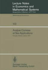 Analyse Convexe Et Ses Applications - 