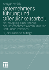 Unternehmensf&uuml;hrung und &Ouml;ffentlichkeitsarbeit - Ansgar Zerfa&szlig;