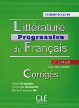 Littérature progressive, Niveau intermédiaire - Allouache, Ferroudja; Blondeau, Nicole; Né, Marie-Françoise