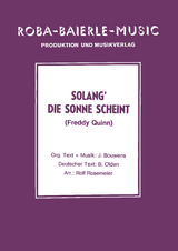 Solang' die Sonne scheint - J. Bouwens, B. Olden, Rolf Rosenmeier