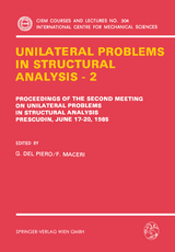 Unilateral Problems in Structural Analysis &mdash; 2 - 