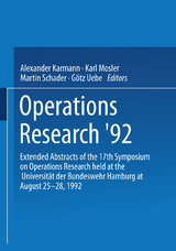 Operations Research ’92 - 