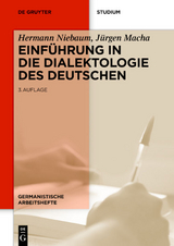 Einf&uuml;hrung in die Dialektologie des Deutschen - Hermann Niebaum, J&uuml;rgen Macha