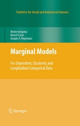 Marginal Models -  Wicher Bergsma,  Marcel A. Croon,  Jacques A. Hagenaars