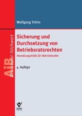 Sicherung und Durchsetzung von Betriebsratsrechten - Wolfgang Trittin