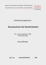 Weiterbildungsseminar Brandschutz bei Sonderbauten - 