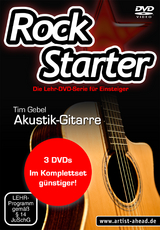 Rockstarter Vol. 1-3 - Akustikgitarre (3 DVDs) - Tim Gebel