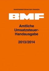 Amtliche Umsatzsteuer-Handausgabe 2013/2014 - 