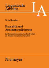 Kausalit&auml;t und Argumentrealisierung - Silvia Kutscher