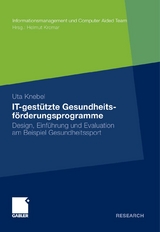 IT-gest&uuml;tzte Gesundheitsf&ouml;rderungsprogramme - Uta Knebel