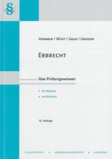 Erbrecht - Karl-Edmund Hemmer, Achim W&uuml;st, Ingo Gold