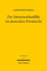 Der Interessenkonflikt im Deutschen Privatrecht - Christoph Kumpan