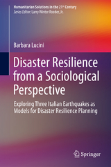 Disaster Resilience from a Sociological Perspective - Barbara Lucini