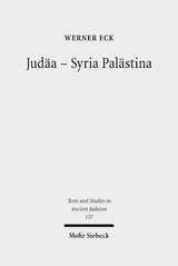 Judäa - Syria Palästina - Werner Eck