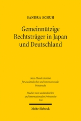 Gemeinn&uuml;tzige Rechtstr&auml;ger in Japan und Deutschland - Sandra Schuh