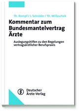 Kommentar zum Bundesmantelvertrag &Auml;rzte - Thomas Rompf, J&uuml;rgen Schr&ouml;der, Thomas Willaschek