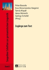 Zug&auml;nge zum Text - 