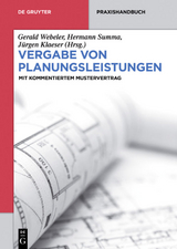 Vergabe von Planungsleistungen - 